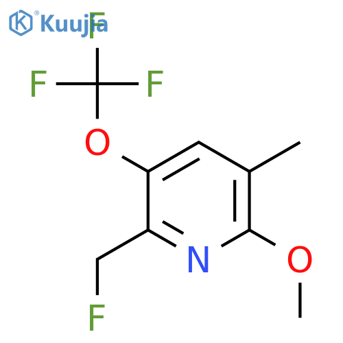 2-(Fluoromethyl)-6-methoxy-5-methyl-3-(trifluoromethoxy)pyridine structure