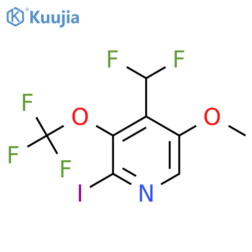 4-(Difluoromethyl)-2-iodo-5-methoxy-3-(trifluoromethoxy)pyridine structure