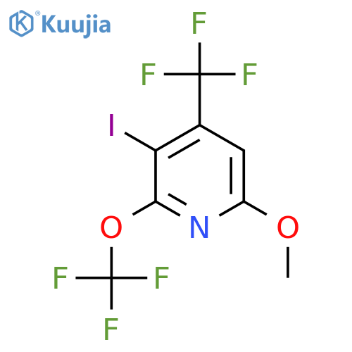 3-Iodo-6-methoxy-2-(trifluoromethoxy)-4-(trifluoromethyl)pyridine structure
