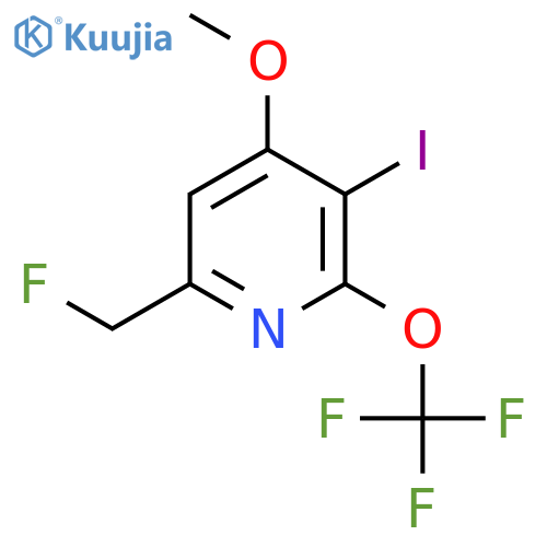6-(Fluoromethyl)-3-iodo-4-methoxy-2-(trifluoromethoxy)pyridine structure