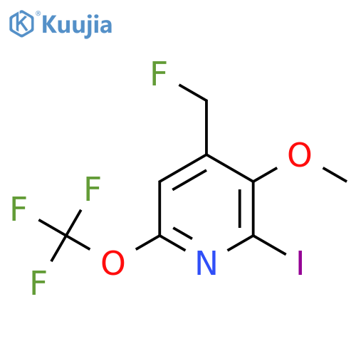 4-(Fluoromethyl)-2-iodo-3-methoxy-6-(trifluoromethoxy)pyridine structure