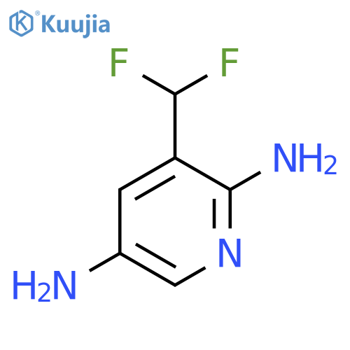 2,5-Diamino-3-(difluoromethyl)pyridine structure
