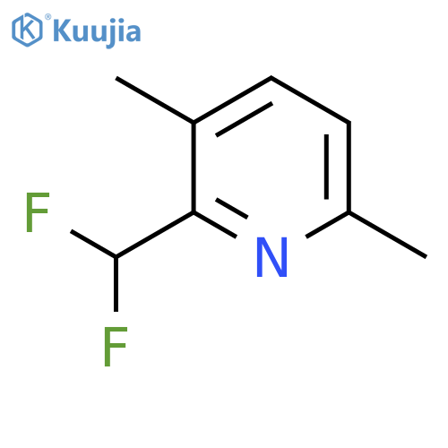 2-(Difluoromethyl)-3,6-dimethylpyridine structure