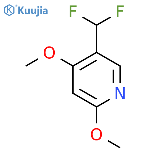 5-(Difluoromethyl)-2,4-dimethoxypyridine structure