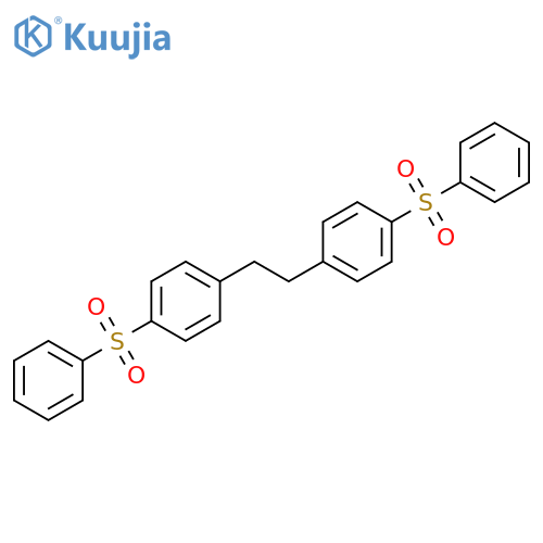 Benzene, 1,1'-(1,2-ethanediyl)bis[4-(phenylsulfonyl)- structure