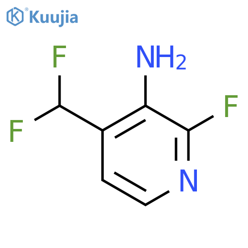 3-Amino-4-(difluoromethyl)-2-fluoropyridine structure