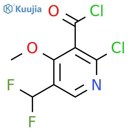 2-Chloro-5-(difluoromethyl)-4-methoxypyridine-3-carbonyl chloride structure