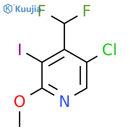 5-Chloro-4-(difluoromethyl)-3-iodo-2-methoxypyridine structure