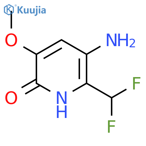 3-Amino-2-(difluoromethyl)-6-hydroxy-5-methoxypyridine structure