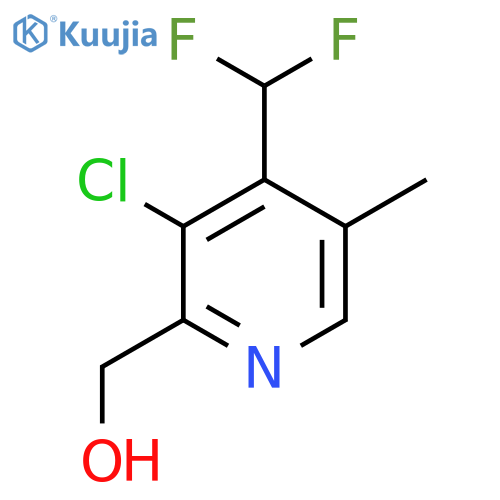 3-Chloro-4-(difluoromethyl)-5-methylpyridine-2-methanol structure
