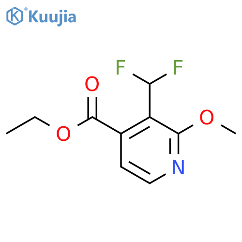 Ethyl 3-(difluoromethyl)-2-methoxypyridine-4-carboxylate structure