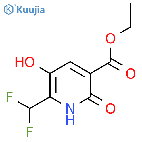 Ethyl 2-(difluoromethyl)-3,6-dihydroxypyridine-5-carboxylate structure