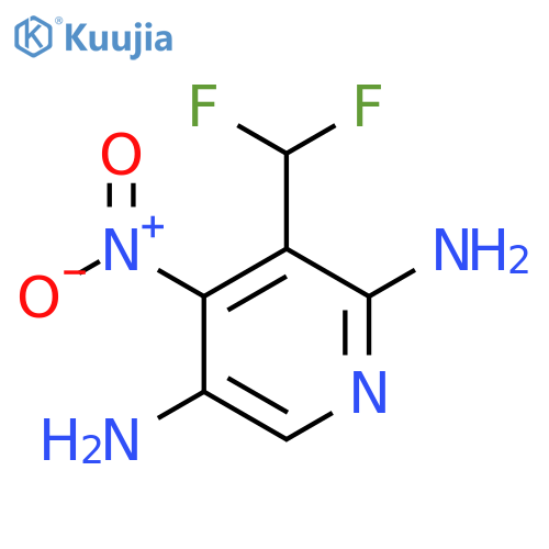 2,5-Diamino-3-(difluoromethyl)-4-nitropyridine structure