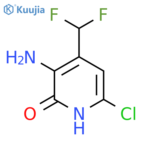 3-Amino-6-chloro-4-(difluoromethyl)-2-hydroxypyridine structure