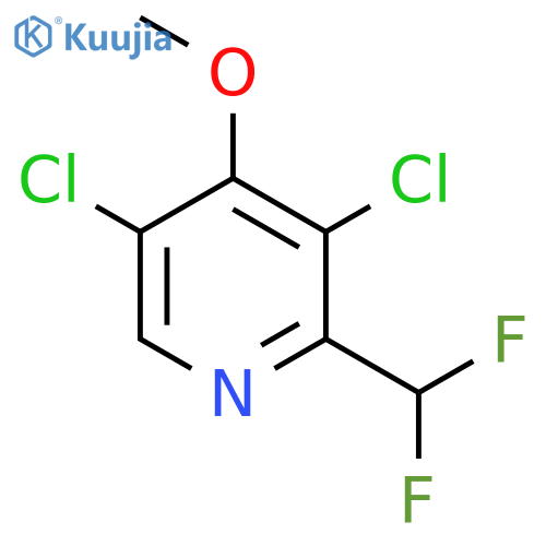 3,5-Dichloro-2-(difluoromethyl)-4-methoxypyridine structure