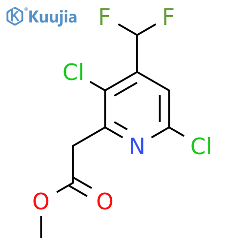 Methyl 3,6-dichloro-4-(difluoromethyl)pyridine-2-acetate structure