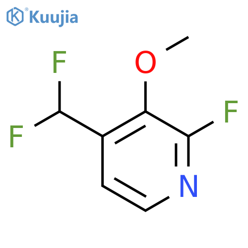 4-(Difluoromethyl)-2-fluoro-3-methoxypyridine structure