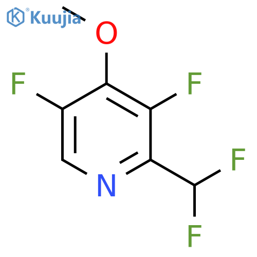 3,5-Difluoro-2-(difluoromethyl)-4-methoxypyridine structure