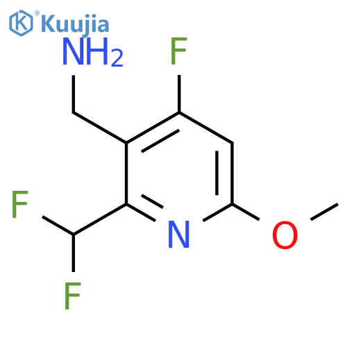 3-(Aminomethyl)-2-(difluoromethyl)-4-fluoro-6-methoxypyridine structure