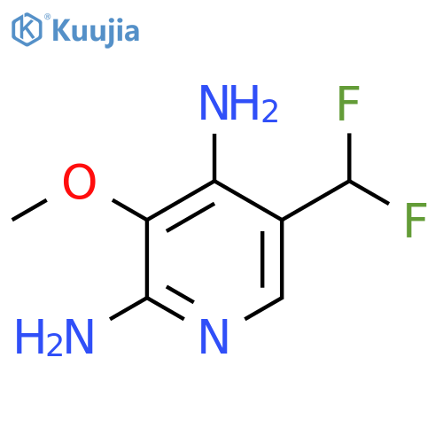 2,4-Diamino-5-(difluoromethyl)-3-methoxypyridine structure