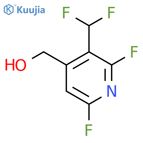 2,6-Difluoro-3-(difluoromethyl)pyridine-4-methanol structure