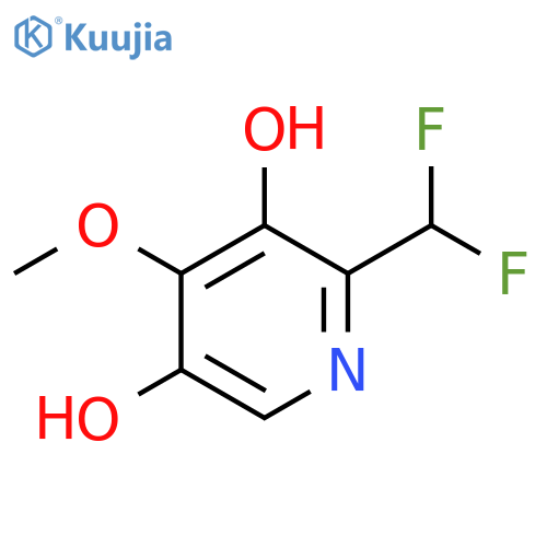 2-(Difluoromethyl)-3,5-dihydroxy-4-methoxypyridine structure