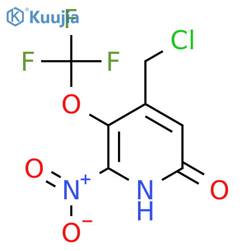 4-(Chloromethyl)-6-hydroxy-2-nitro-3-(trifluoromethoxy)pyridine structure