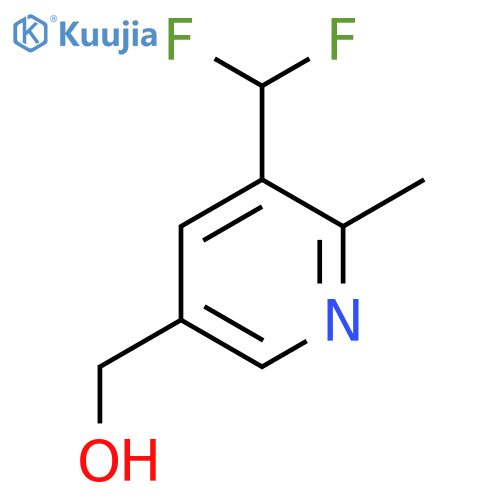 3-(Difluoromethyl)-2-methylpyridine-5-methanol structure