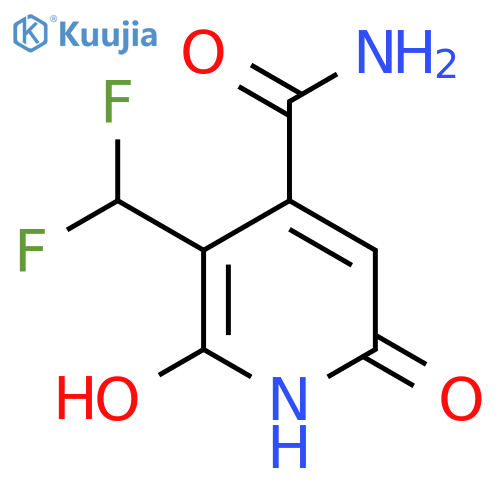 3-(Difluoromethyl)-2,6-dihydroxypyridine-4-carboxamide structure