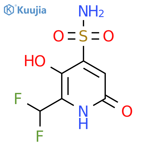 2-(Difluoromethyl)-3,6-dihydroxypyridine-4-sulfonamide structure