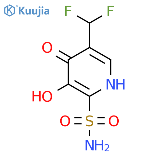 5-(Difluoromethyl)-3,4-dihydroxypyridine-2-sulfonamide structure