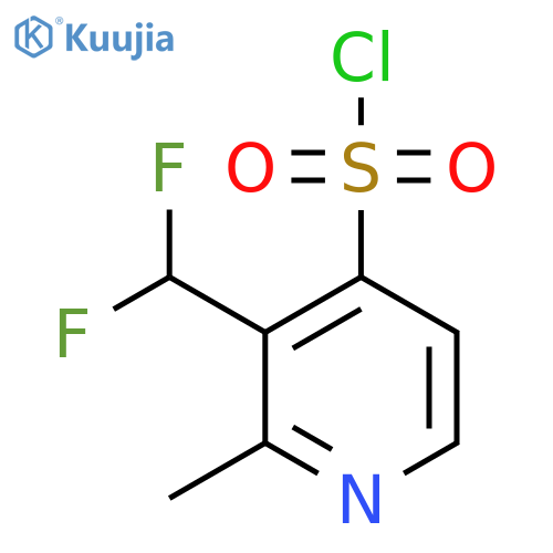 3-(Difluoromethyl)-2-methylpyridine-4-sulfonyl chloride structure
