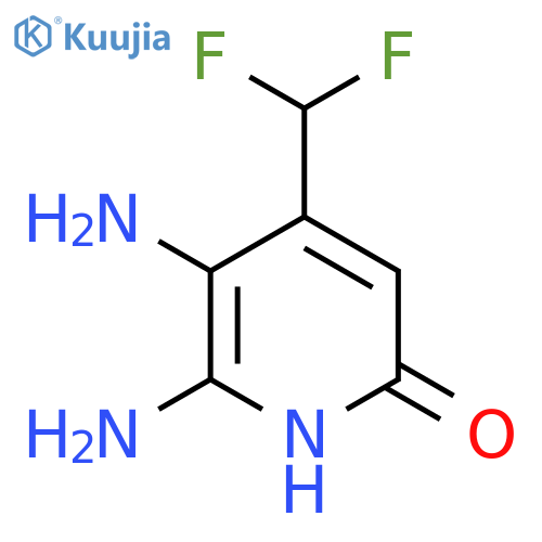 2,3-Diamino-4-(difluoromethyl)-6-hydroxypyridine structure
