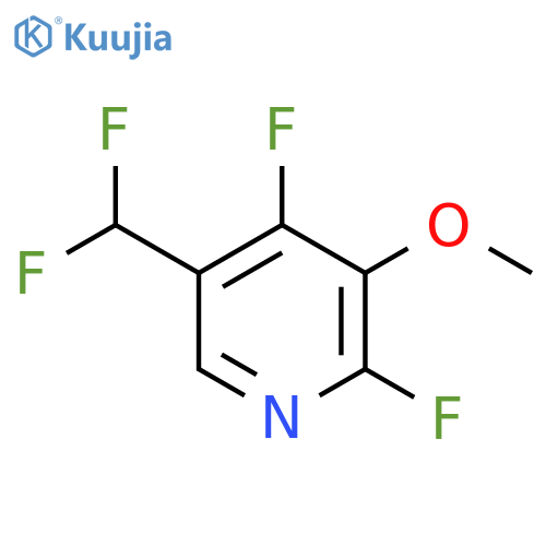 2,4-Difluoro-5-(difluoromethyl)-3-methoxypyridine structure