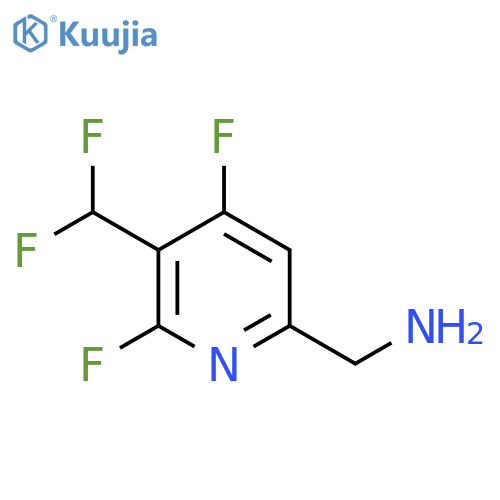 6-(Aminomethyl)-2,4-difluoro-3-(difluoromethyl)pyridine structure