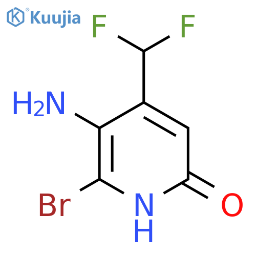 3-Amino-2-bromo-4-(difluoromethyl)-6-hydroxypyridine structure