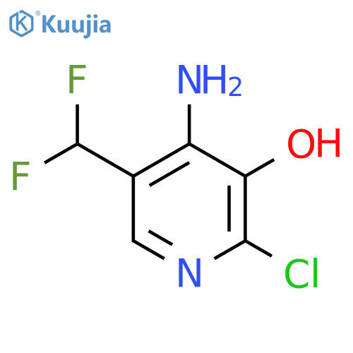 4-Amino-2-chloro-5-(difluoromethyl)-3-hydroxypyridine structure
