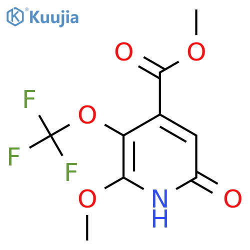 Methyl 6-hydroxy-2-methoxy-3-(trifluoromethoxy)pyridine-4-carboxylate structure