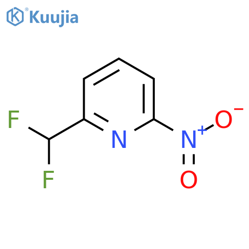 2-(Difluoromethyl)-6-nitropyridine structure