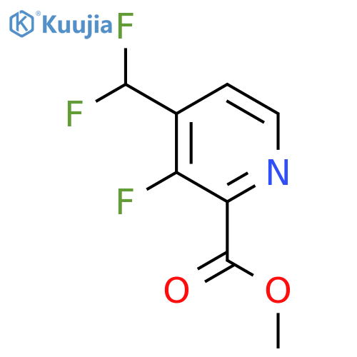 Methyl 4-(difluoromethyl)-3-fluoropyridine-2-carboxylate structure