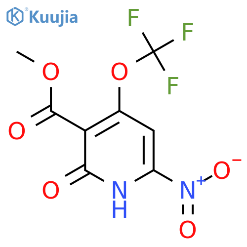 Methyl 2-hydroxy-6-nitro-4-(trifluoromethoxy)pyridine-3-carboxylate structure
