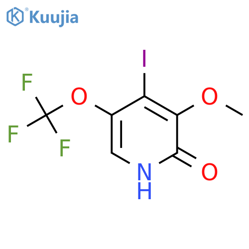 2-Hydroxy-4-iodo-3-methoxy-5-(trifluoromethoxy)pyridine structure