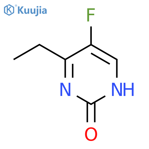 2(1H)-Pyrimidinone,6-ethyl-5-fluoro- structure