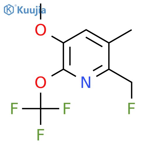 2-(Fluoromethyl)-5-methoxy-3-methyl-6-(trifluoromethoxy)pyridine structure