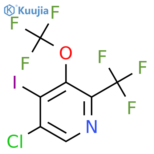 5-Chloro-4-iodo-3-(trifluoromethoxy)-2-(trifluoromethyl)pyridine structure