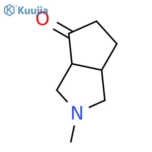 Cyclopenta[c]pyrrol-4(1H)-one, hexahydro-2-methyl-, cis- structure