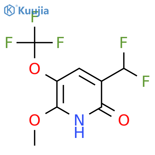 3-(Difluoromethyl)-2-hydroxy-6-methoxy-5-(trifluoromethoxy)pyridine structure