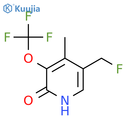 5-(Fluoromethyl)-2-hydroxy-4-methyl-3-(trifluoromethoxy)pyridine structure