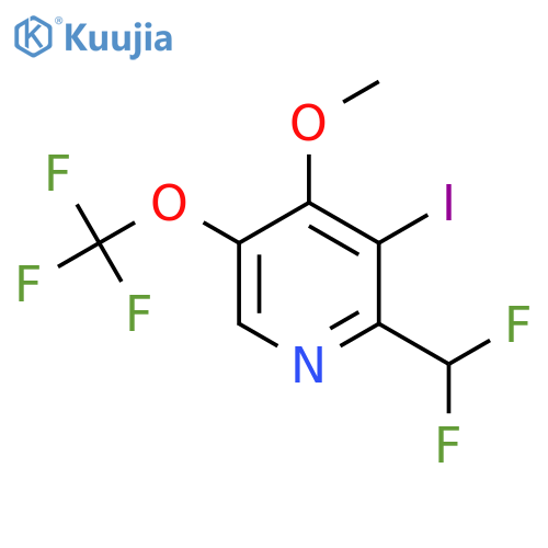 2-(Difluoromethyl)-3-iodo-4-methoxy-5-(trifluoromethoxy)pyridine structure