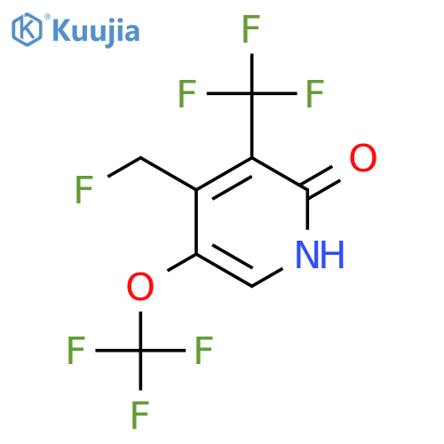 4-(Fluoromethyl)-2-hydroxy-5-(trifluoromethoxy)-3-(trifluoromethyl)pyridine structure